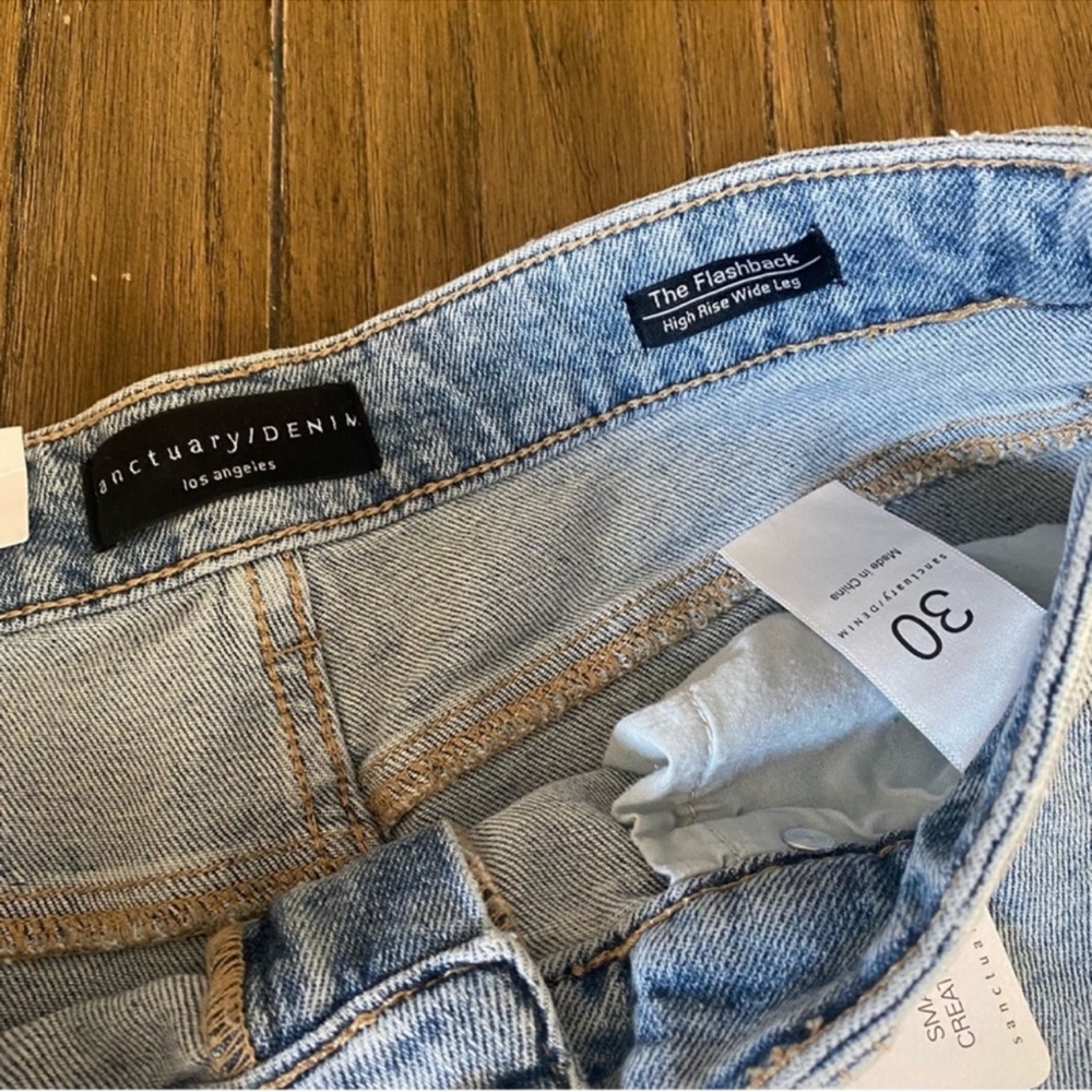 Sanctuary Denim The Flashback high rise Wide leg jeans - Picture 5 of 11